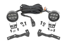 Load image into Gallery viewer, LED Light Kit | Ditch Mount | Black Series Round | 3.5 Inch | Amber DRL | Toyota Tacoma (16-23)