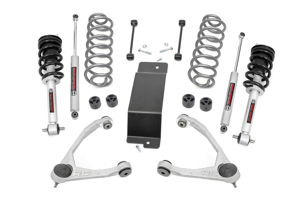3.5 Inch Lift Kit | N3 Struts | Forged UCAs | Chevy/GMC SUV 1500 (07-20)
