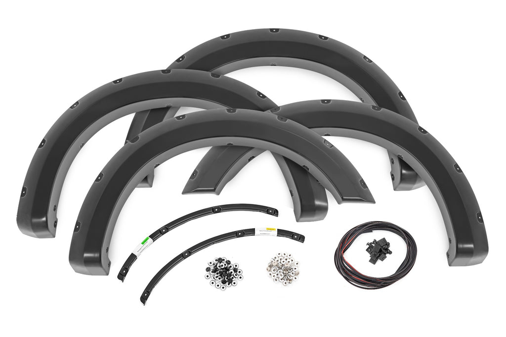 Pocket Fender Flares | JS Iconic Silver | Ford F-250/F-350 Super Duty (23-25)