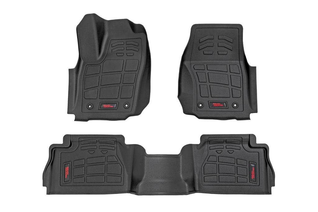 Sure-Fit Floor Mats | Front & Rear | Double Cab | Toyota Tacoma (24-25)