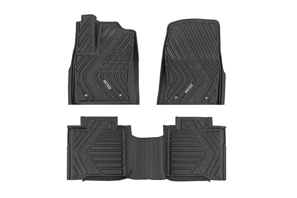 Flex-Fit Floor Mats | FR & RR | CrewMax | Toyota Tundra 2WD/4WD (2022-2025)