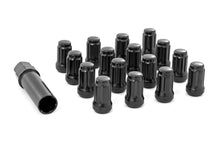 Load image into Gallery viewer, Lug Nut Set | M12x1.5 | 16 Qty | Splined | Black