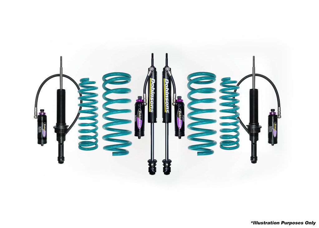 Dobinsons 1" to 3.5" MRR 3-way Adjustable Lift Kit Toyota TOYOTA LANDCRUISER PRADO 120 4x4 2003-2009 - DSSKITMRA041 - DSSKITMRA041