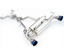 Load image into Gallery viewer, Invidia 09+ FX35 2/4WD Gemini Rolled Titanium Tip Cat-back Exhaust