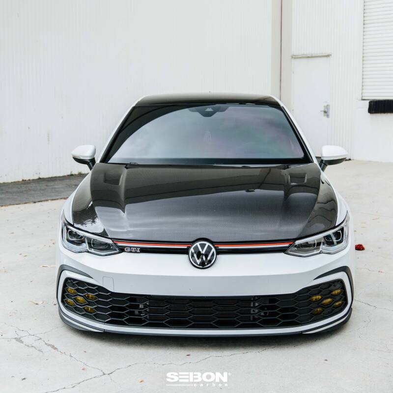 Seibon 22-23 Volkswagen Golf GTI/R  TM-Style Carbon Fiber Hood