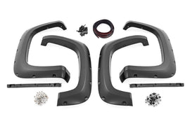Pocket Fender Flares | G9K Satin Steel | Chevy Silverado 2500 HD/3500 HD (20-25)
