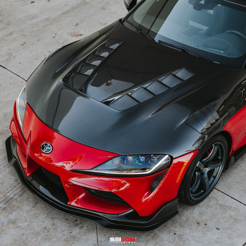 Seibon 2020+ Toyota GR Supra TV-Style Carbon Fiber Hood