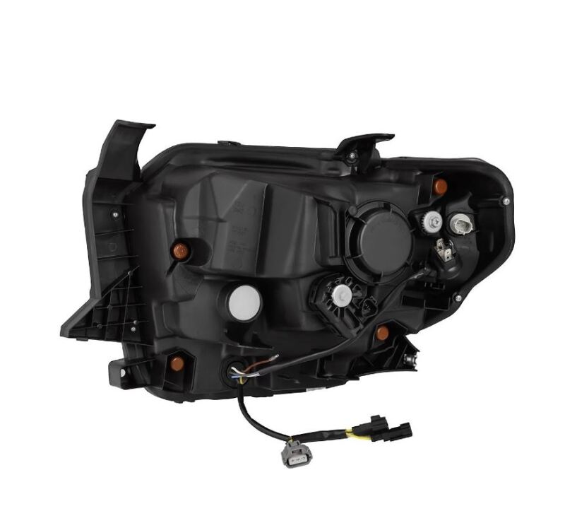 AlphaRex 14-21 Toyota Tundra PRO-Series Projector Headlights Black w/Seq. Sig. + DRL