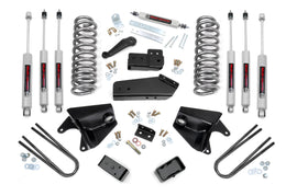 4 Inch Lift Kit | Quad Front Shocks | Rear Blocks | Ford F-150 4WD (80-96)