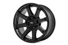 Load image into Gallery viewer, Rough Country 81 Series Wheel | One-Piece | Semi Gloss Black | 20x10 | 6x5.5 | -19mm