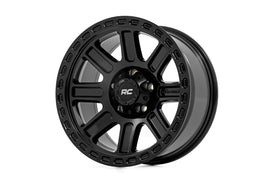 Rough Country 84 Series Wheel | One-Piece | Gloss Black | 15x8 | 5x5.5 | -19mm