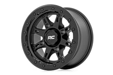 Load image into Gallery viewer, Rough Country 94 Series Wheel | UTV | Matte Black | 14x7 | 4x137 | +10mm
