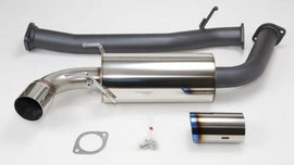 HKS RX8 75mm Single Ti-Tip Hi Power Cat-back Exhaust (SUS304 NO COATING)