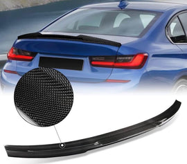 Carbon Fiber M4 Duckbill Trunk Lip Spoiler Wing 2019-2022 BMW 3 Series Sedan