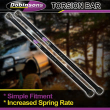 Load image into Gallery viewer, DOBINSONS TORSION BAR (PAIR) - LENGTH 1145MM - TB21-1550