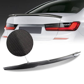 Carbon Fiber V Style Duck Bill Trunk Spoiler 2019-2022 BMW 3 Series Sedan