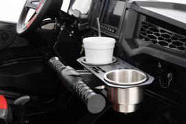 Passenger Grip Handle Dual Cup Holder | Polaris RZR S 570/RZR S4 1000