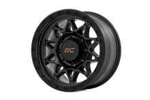 Load image into Gallery viewer, Rough Country 78 Series Wheel | Simulated Beadlock | Black | 18x9 | 8x170 | 0mm