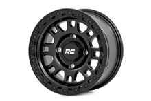 Load image into Gallery viewer, Rough Country 82 Series Wheel | One-Piece | Semi Gloss Black | 14x7 | 4x137 | +10mm