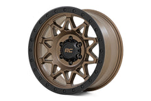 Load image into Gallery viewer, Rough Country 78 Series Wheel | Simulated Beadlock | Bronze/Black | 18x9 | 8x170 | 0mm