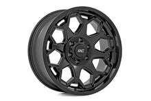 Load image into Gallery viewer, Rough Country 80 Series Wheel | One-Piece | Semi Gloss Black | 20x9 | 8x165 | 0mm