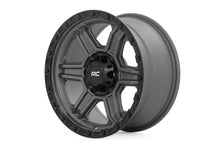 Load image into Gallery viewer, Rough Country 79 Series Wheel | One-Piece | Gunmetal Gray w/Black Ring | 17x8.5 | 6x5.5 | 0mm