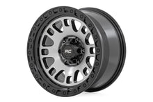 Load image into Gallery viewer, Rough Country 82 Series Wheel | One-Piece | Machined Semi Gloss Black | 17x9 | 6x5.5 | -12mm