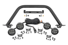 Load image into Gallery viewer, Safari Bar | 3.5" Round LED (Quad) | Black | Amber DRL | OE Modular Steel | Ford Bronco (21-25)