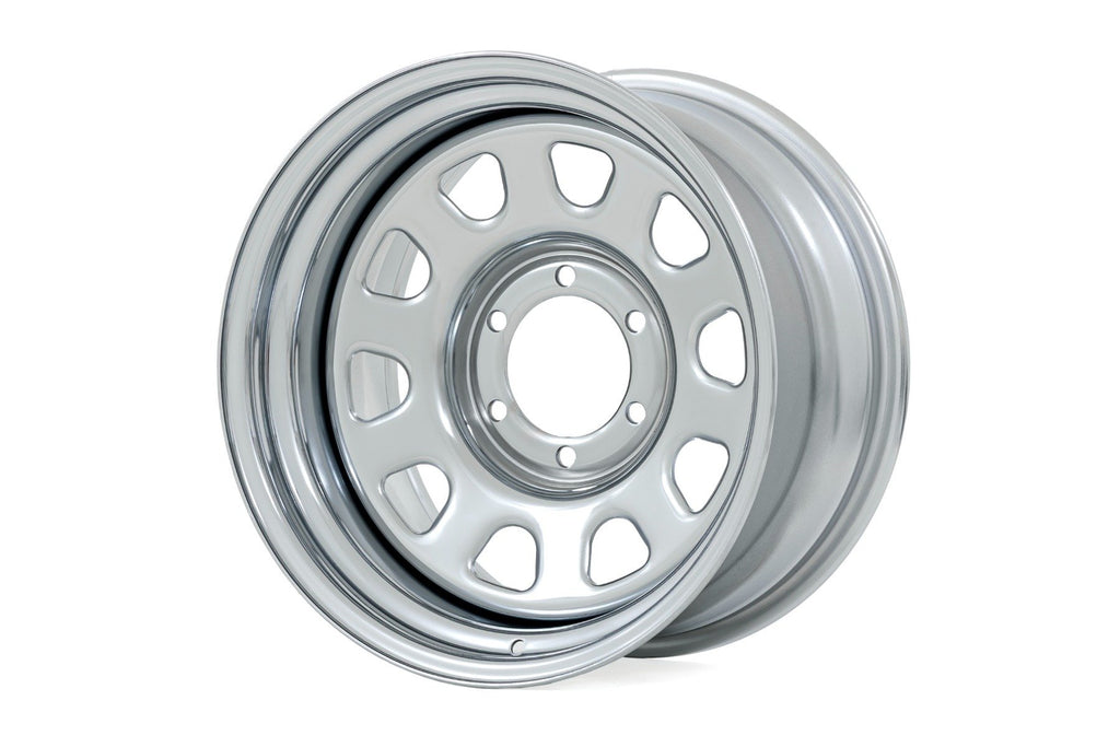 Steel Wheel | Chrome | 17x9 | 6x5.5 | 4.25 Bore | -12