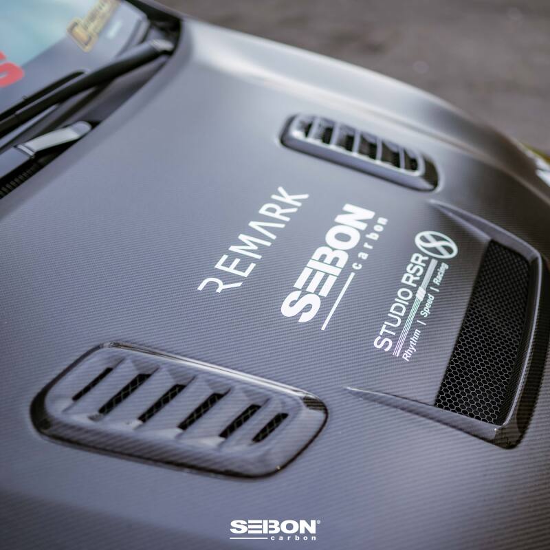 Seibon 2023 Toyota GR Corolla VS-Style Double-Sided Carbon Hood  - Gloss Finish