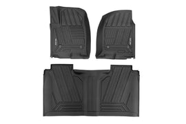 Flex-Fit Floor Mats | FR & RR | FR Bucket | Crew | Chevy/GMC 1500/2500HD/3500HD (19-25 & Classic)