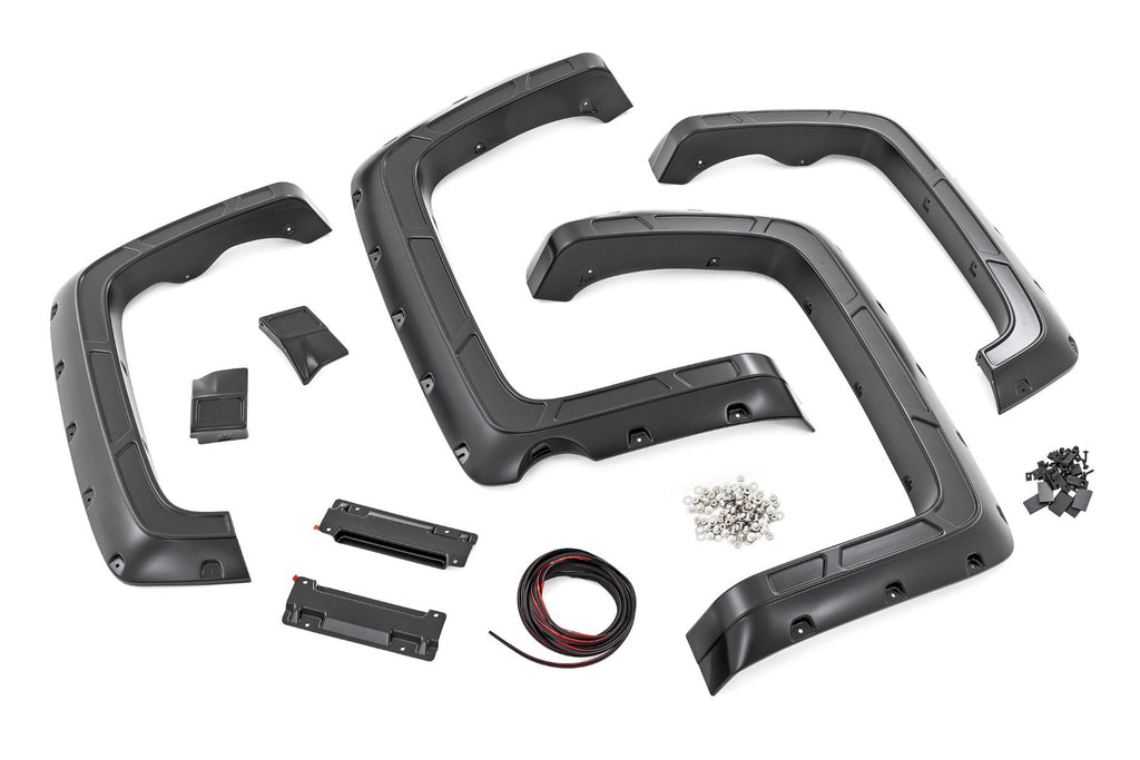 Fender Flares | Defender l 5'9" Bed  | GCN Victory Red | Chevy Silverado 1500 (14-18 & Classic)