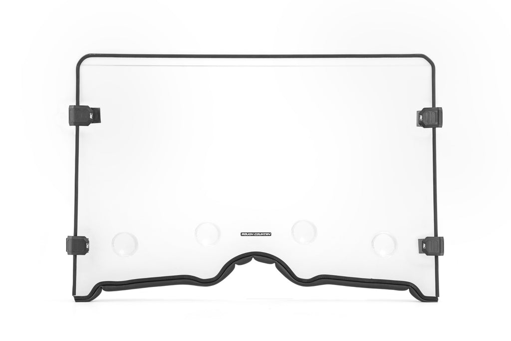 Vented Full Windshield | Scratch Resistant | Yamaha Rhino 660/Rhino 700