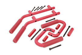 Grab Handles | Steel | FR & RR | Red | Jeep Wrangler JK  (2007-2018)