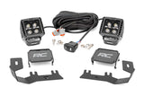 LED Ditch Light Kit | 2in Black Pair | White DRL | Chevy/GMC 1500 (14-18)