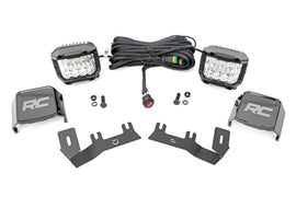 LED Ditch Light Kit | 3in OSRAM Pair | Wide | Chevy/GMC 1500 (14-18)