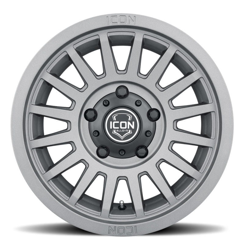 ICON Recon SLX 17x8.5 6x5.5 BP 0mm Offset 4.75in BS 106.1mm Bore Charcoal Wheel