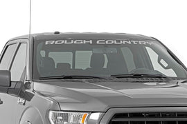 Rough Country Decal | 6.25 Inch x 49 Inch | Curved | Silver