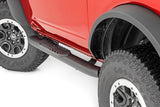 Oval Nerf Steps | 2-Door | Black | Ford Bronco (2 Door) 4WD (21-24)