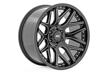 Load image into Gallery viewer, Rough Country 95 Series Wheel | Machined One-Piece | Gloss Black | 20x10 | 6x135 | -19mm