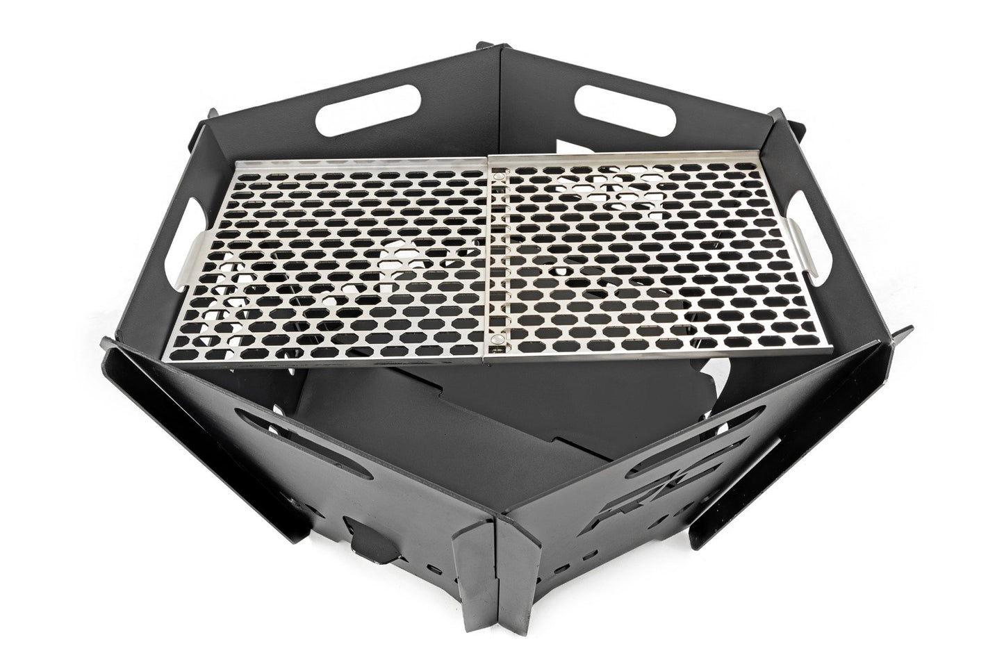 Overland Collapsible Fire Pit Stainless Steel Grill Grate