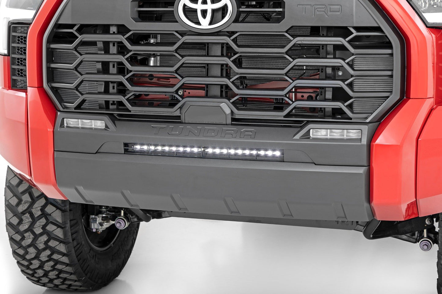 LED Light Kit | Bumper Mount | 20" Black Slim Line | Toyota Tundra (22-24)