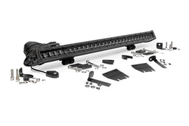 Jeep 30-inch LED Hood Kit (18-21 Wrangler JL, 20-21 Gladiator JT | Black-Series)