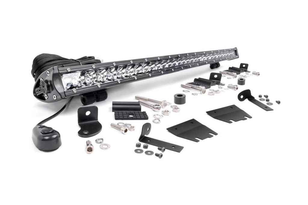 Jeep 30-inch LED Hood Kit (18-21 Wrangler JL, 20-21 Gladiator JT | Chrome-Series)