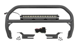 Nudge Bar | 20 Inch BLK DRL Single Row LED | Ford Bronco 4WD (21-24)