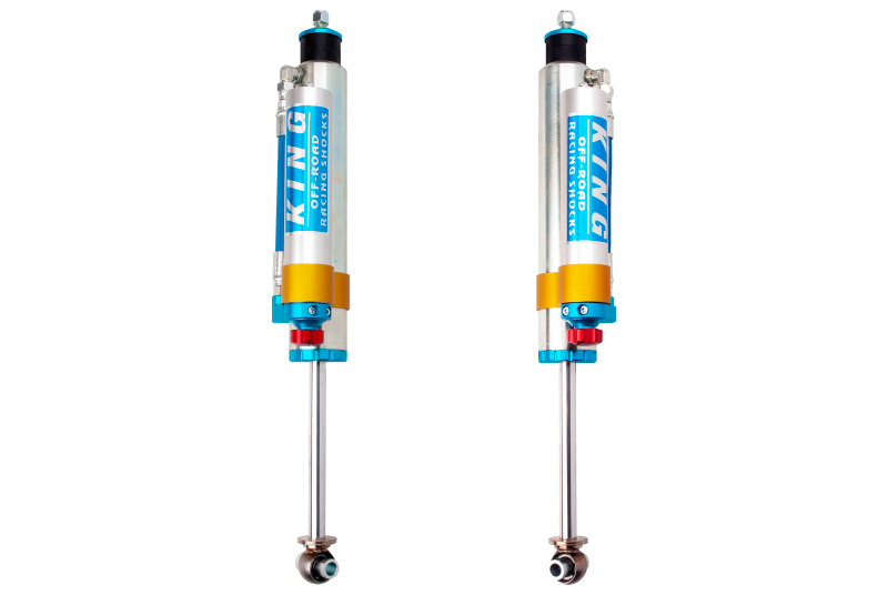 King Shocks 2010+ Nissan Patrol Y62 Rear 2.5 Dia Piggy Hose Reservoir Shock w/Adjuster (Pair)