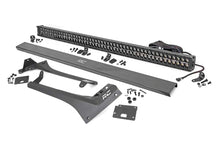 Load image into Gallery viewer, Jeep 50-inch Straight LED Light Bar Upper Windshield Kit w/ Dual-Row Black Series LED | White DRL (20-22 Gladiator JT, 18-22 Wrangler JL)