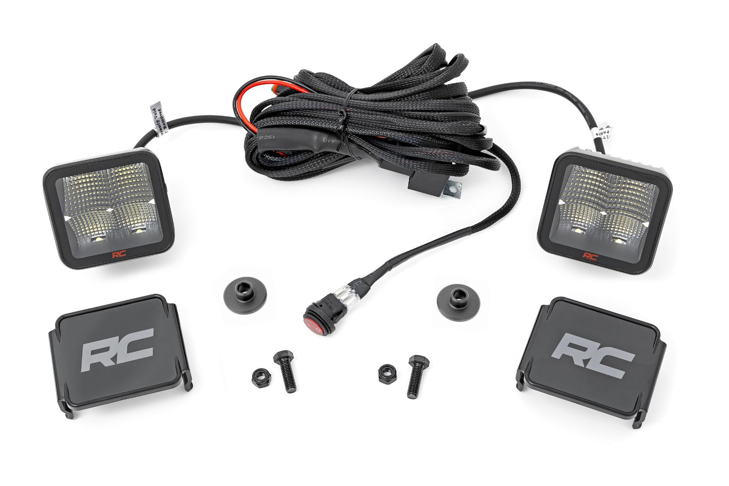 LED Light Kit | Ditch Mount | 2" Spectrum Pair | Spot Pattern | Ford Bronco (21-24)
