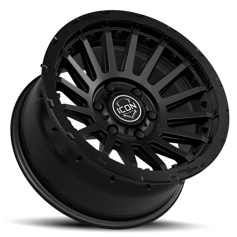 ICON Recon Pro 17x8.5 5x5 -6mm Offset 4.5in BS 71.5mm Bore Satin Black Wheel