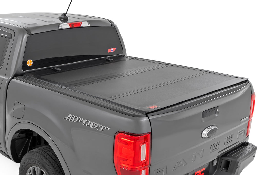 Hard Tri-Fold Flip Up Bed Cover | 6' Bed | Ford Ranger (19-24)